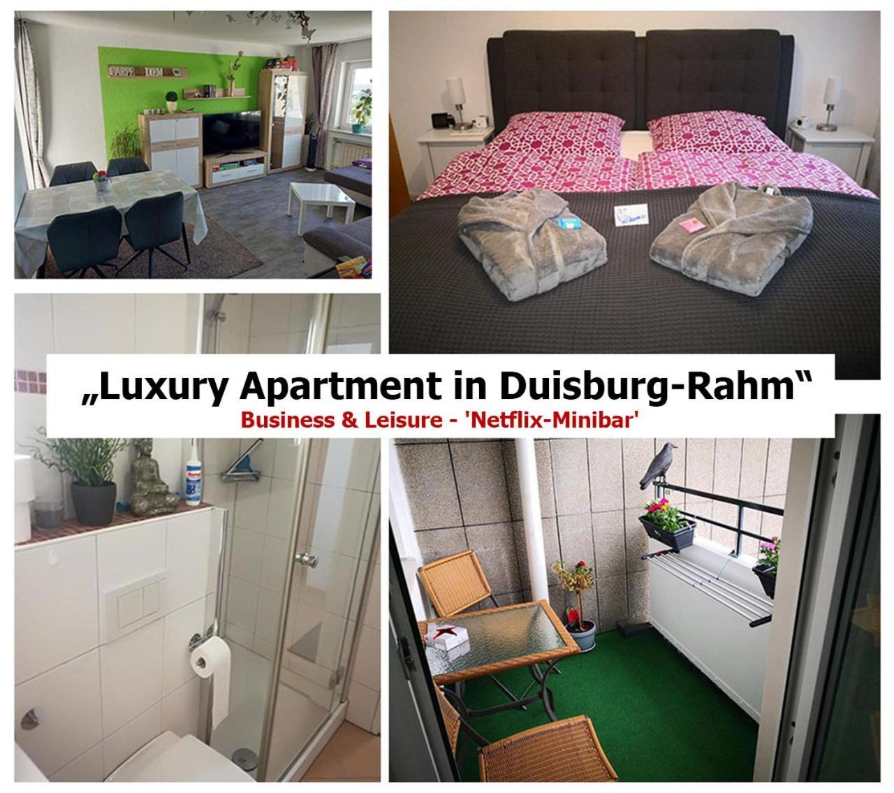 Luxury Apartment In Duisburg-Rahm - Business & Leisure - 'Netflix-Minibar' Exteriér fotografie